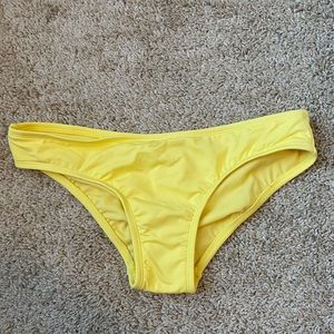 Yellow bikini bottoms